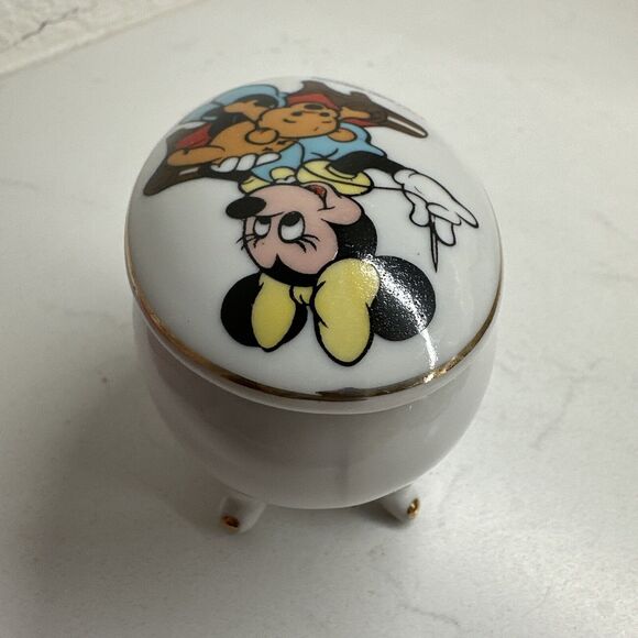 Minnie Mouse Trinket Box Jewelry Box Vintage Gift Collectible - Picture 8 of 16